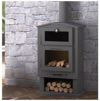 Poêle à bois en acier 11 Kw