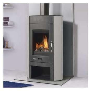 Poêle à bois Biodesign 2 Gris 369107G 9 5 k Watts Poêle à bois Biodesign 2 Gris