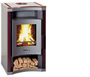 EOS VERRE BORDEAU 7kw Poêle à bois EOS VERRE BORDEAU 7kw Poêle