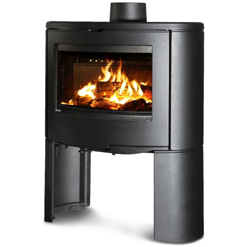 Poêle à bois Persée Haut Supra - Noir - 10 kW