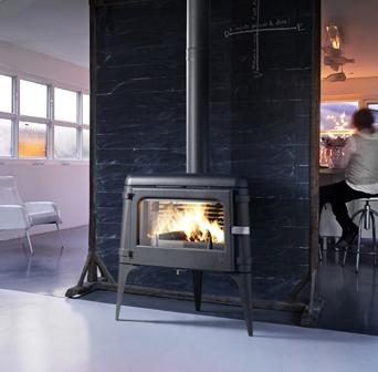 Poêle à bois INVICTA Luna, 10 kW,