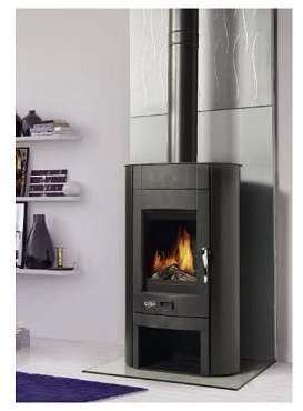 Poêle à bois Biodesign 2 Inox 369107INOX 9 5 k Watts Poêle à bois Biodesign 2 Inox