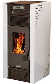 OPTIMO Poêle à granulés LIPARI blanc 15kW OPTIMO Poêle à granulés LIPARI