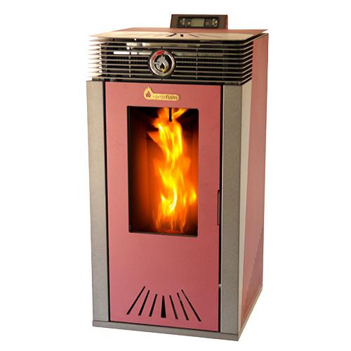 Poêle à Granulés Rouge CITRA EMAFLAM 13 kW