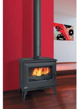 Poêle bois bûches Cube - Godin - 6 5kW - Anthracite Poêle bois bûches Cube - Godin