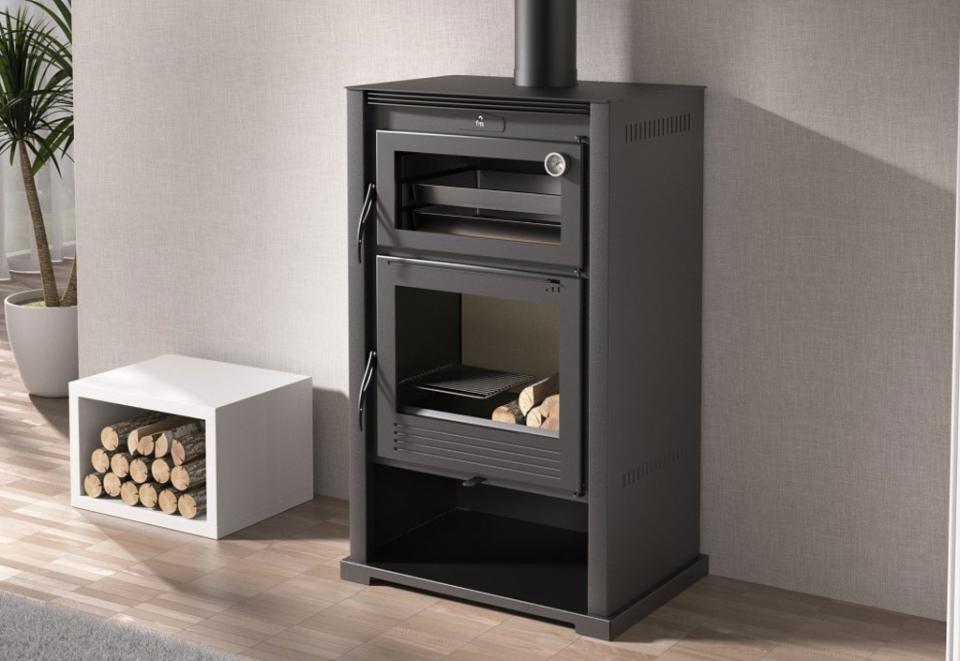 Cheminée Poêle à Bois + Four + Bûcher 11,5 kW M-10
