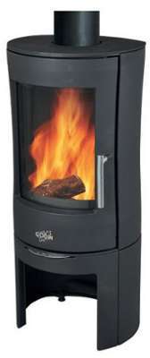 GODIN - poêle à bois 7kw anthracite - silinda - 38