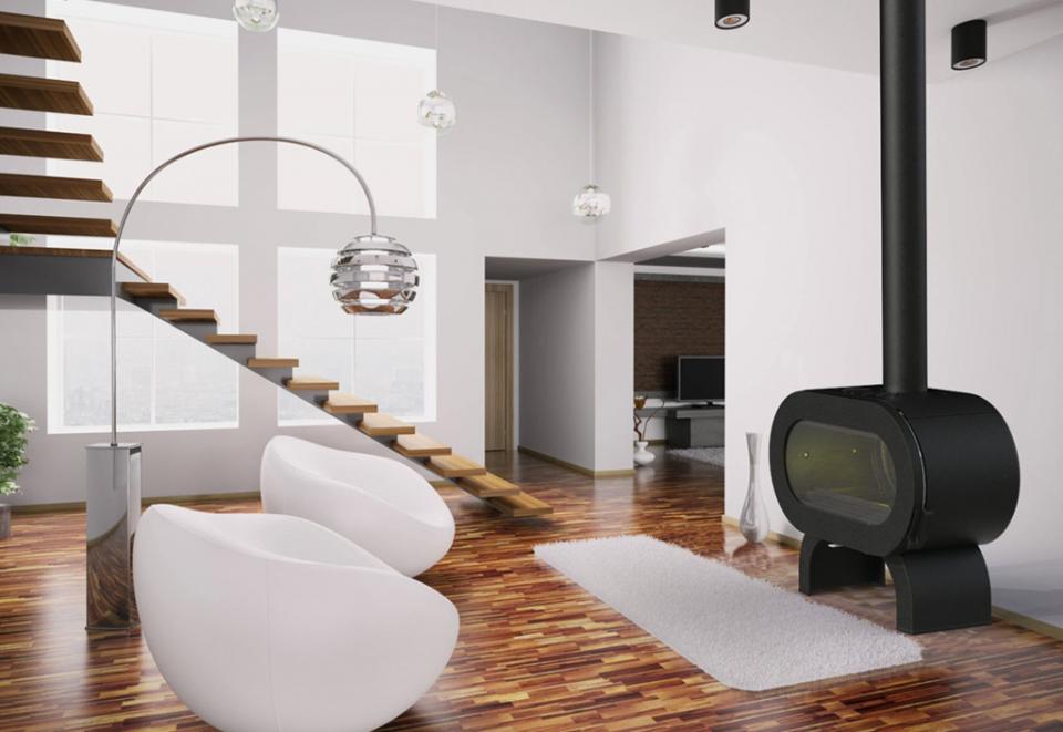 Poêle à Bois en Fonte Fifty Arche Anthracite 10kW