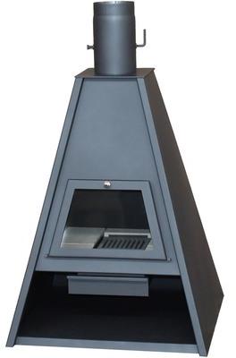 Poêle à bois BELLEZA - DELTA 21 kW chauffe jusquà