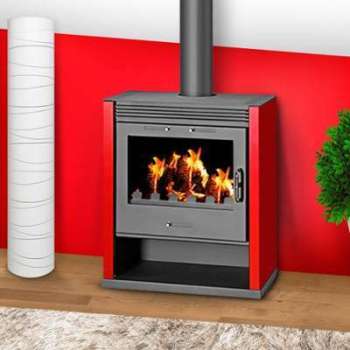 Poêle à bois BELLEZA - RUBIN 21 kW chauffe jusqu à Poêle à bois BELLEZA - RUBIN