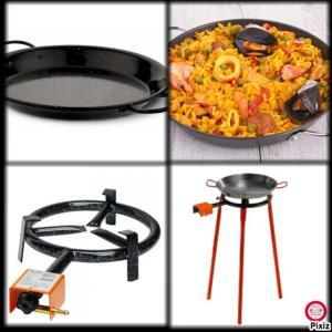 Kit à Paella émaillé pour 10 personnes