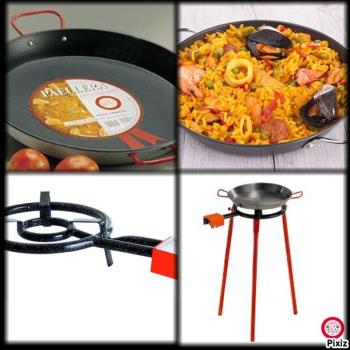 Kit à Paella anti-adhérent pour 14 personnes