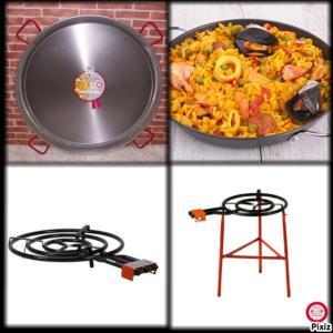 Kit à Paella acier pour 85 personnes