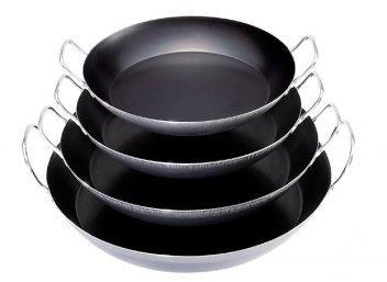 Plat à paella Ø 42 cm, 12 parts, De Buyer