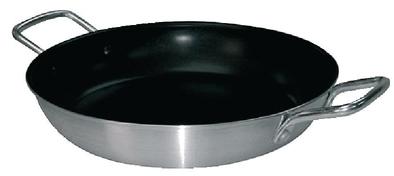 Plat à paëlla antiadhésive en aluminium et revêtem