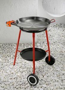 Kit à paella sur roulette