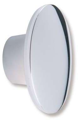 Bouton de meuble porcelaine forme ovale