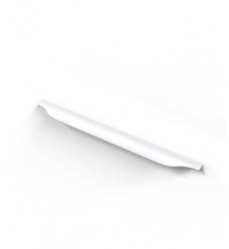 Poignée de meuble de cuisine Alu mat blanc 39,6 cm