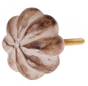 Bouton de meuble Médaillon en bois - Taille - + de