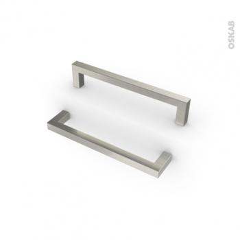 Poignée de meuble de cuisine Inox brossé 13 7 cm Entraxe Poignée de meuble de cuisine