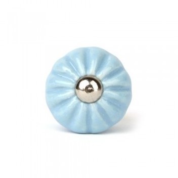 Bouton de meuble Garance en porcelaine - 12 couleu