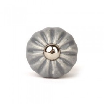 Bouton de meuble Garance en porcelaine - 12 couleu