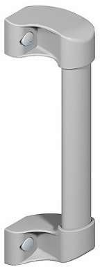 Poignée de baie coulissante recoupable en aluminiu
