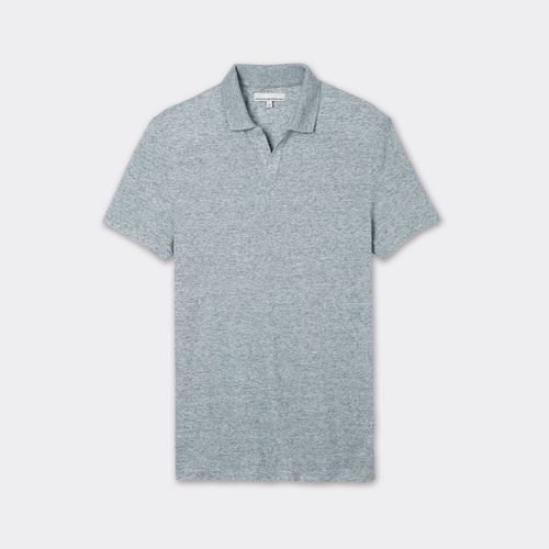 Polo piqué Rose Homme