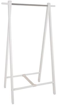 Portant blanc-chromé Dim : L88 x H152 x P50 cm