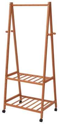 VidaXL Portant à vêtements Bambou 73,5 x 45 154 cm