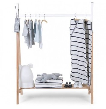 Portant Vêtements en Hêtre Chambre Enfant Tipi
