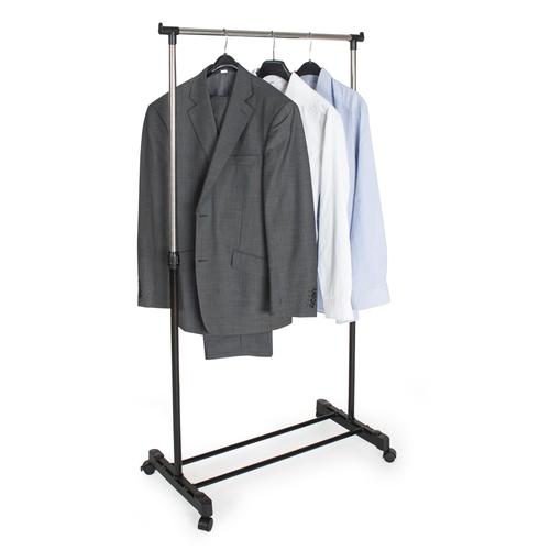 Portant à vêtements réglable, portant à roulette d
