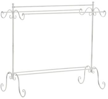 Porte-serviettes en fer blanc antique - 75 x 81 x