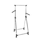 Portant simple réglable sur roulettes en acier H99
