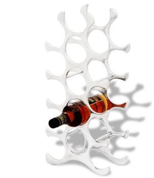 VidaXL Casier à bouteilles en aluminium pour 15 Ar
