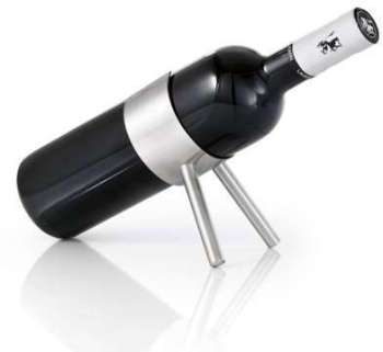 Porte bouteille de vin en inox Cino Blomus