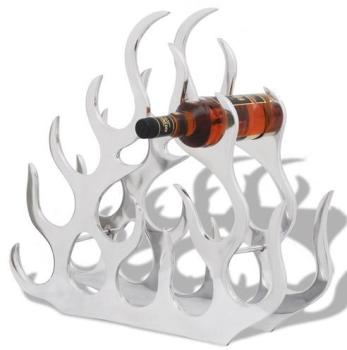 VidaXL Casier à bouteilles en aluminium pour 11 av