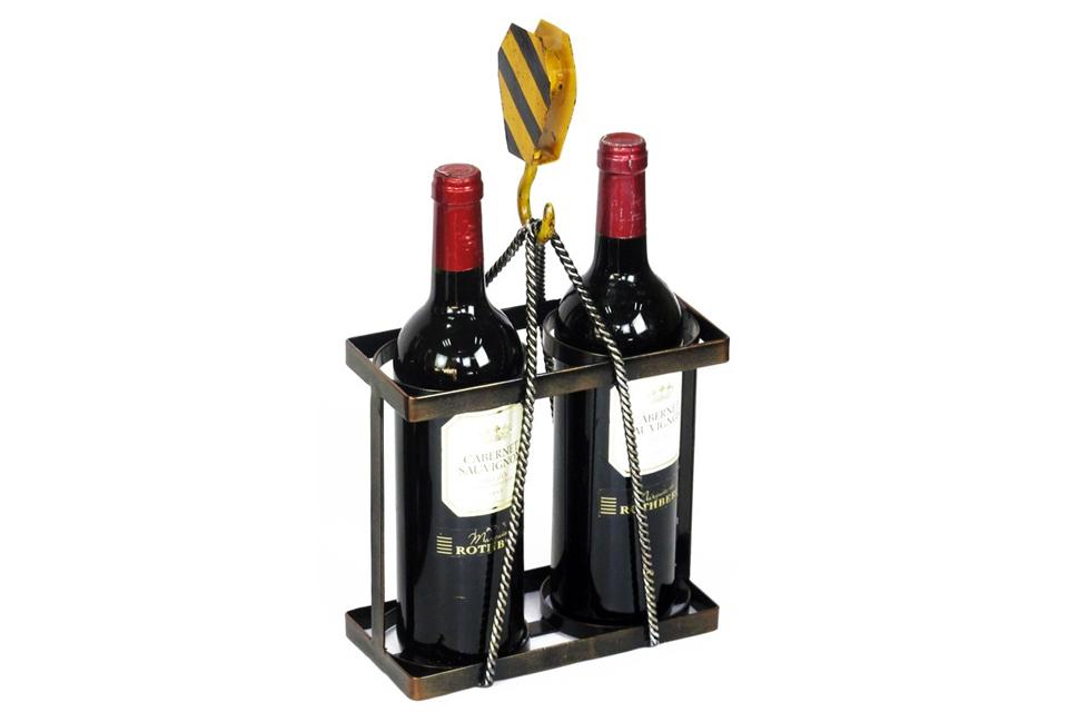 Double Porte bouteille Crochet de levage PREMIUM