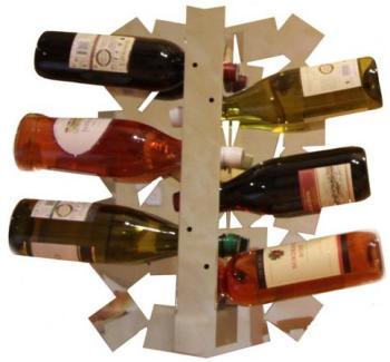 Porte bouteilles design bulle Declikdeco
