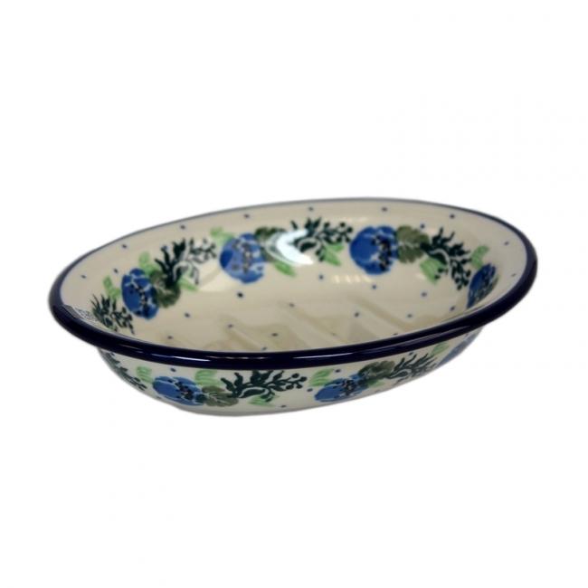 Porte-savon en céramique de grès fleur des champs
