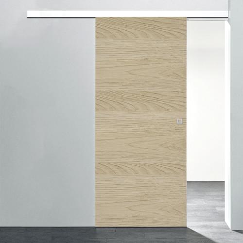Porte coulissante 88 x 203 cm, bois chêne San Remo