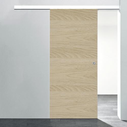 Porte coulissante 88 x 203 cm, bois chêne San Remo