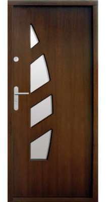 Porte d entrée en bois VINDANA 104x212 cm ep 72 mm Porte d entrée en bois VINDANA