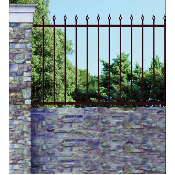 Balustrade en acier galvanisé Callandor largeur 1,