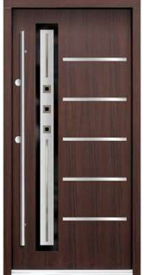 Porte d entrée en bois VETULA 104x212 cm ep 72 mm Porte d entrée en bois VETULA