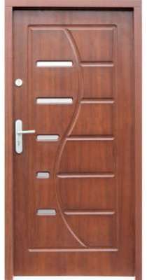 Porte d entrée en bois FLAVIA 104x212 cm ep 72 mm Porte d entrée en bois FLAVIA