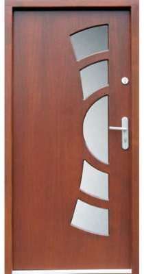 Porte d entrée en bois CURRETIA 104x212 cm ep 72 mm Porte d entrée en bois CURRETIA