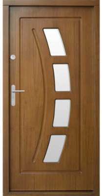 Porte d entrée en bois TARBES 104x212 cm ep 72 mm Porte d entrée en bois TARBES