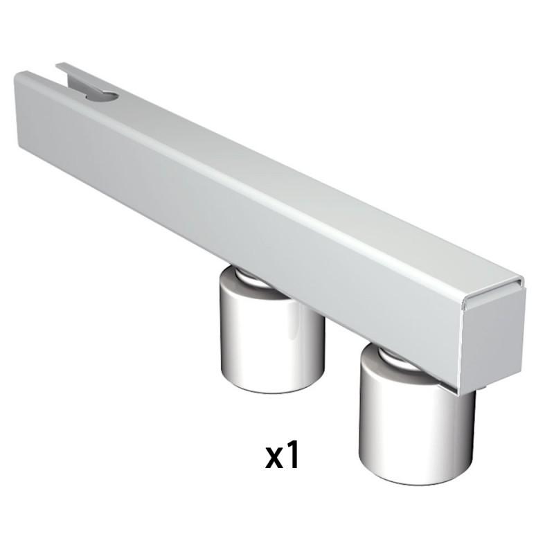 Guide haut réglable à sceller pour portail couliss
