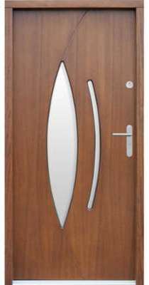 Porte d entrée en bois LUTOSUS 104x212 cm ep 72 mm Porte d entrée en bois LUTOSUS